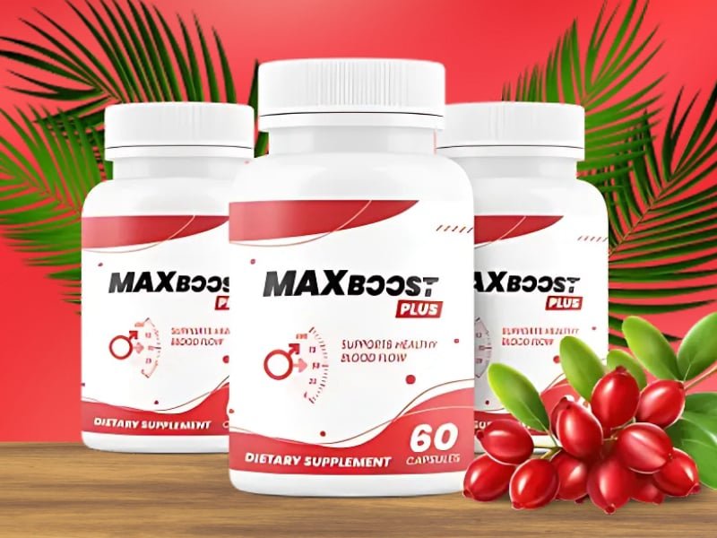 Max Boost Plus natural supplement for men – supports energy, testosterone, stamina, and overall vitality